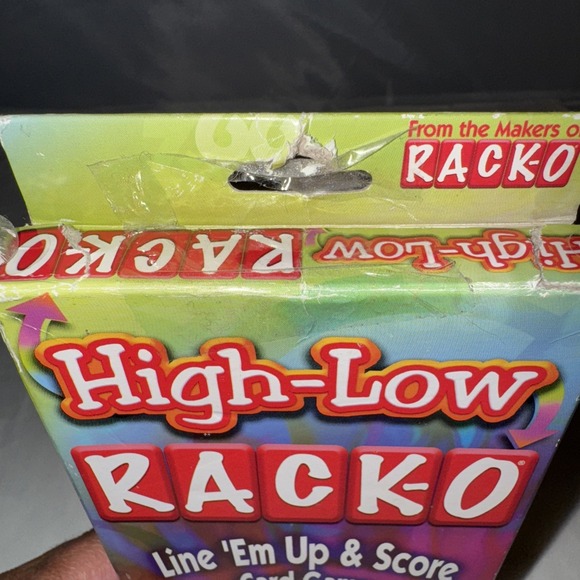 High-Low Rack-O Line 'Em Up & Score Card Game By Hasbro 2011 Complete - Picture 8 of 8